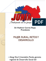 Mujer Rural, Retos y Desarrollo