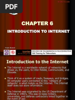 Chapter 6 - Introduction To Internet