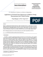 Application of NI Real-Time Hypervisor in Bellows Swing Measurement and Control System