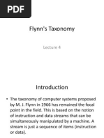 Flynn's Taxonomy