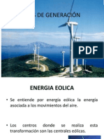 Exposicion de CENTRALES DE GENERACIÓN EÓLICA