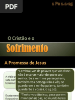 O Cristão e o Sofrimento