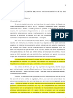 Direito à revisão judicial de provas e exames seletivos à luz dos tribunais pátrios