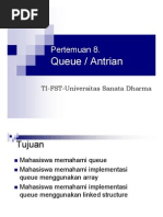 Download Materi Pertemuan 8 SD 1 - Queue by Tendy SN12799872 doc pdf