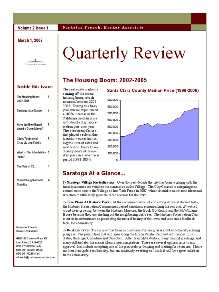 California Real Estate Market Trends | PDF | Economies | Business