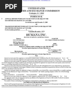Download HUMANA INC 10-K Annual Reports 2009-02-20 by httpsecwatchcom SN12800864 doc pdf