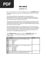 Download GK QUIZ by KNOWLEDGE CREATORS  SN12801975 doc pdf