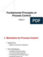 Fundamental Principles of Process Control: Class 2