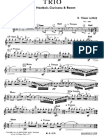 Villa-Lobos, H. - Trio For Oboe, Clarinet and Bassoon PDF