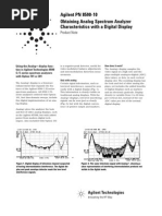 Agilent PN 8590-10 Obtaining Analog Spectrum Analyzer Characteristics With A Digital Display