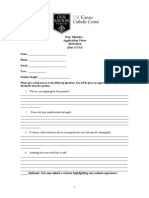 Peer Ministry Application Form 2013-2014