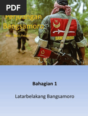 Perjuangan Bangsamoro Dan Kesultanan Sulu Pdf