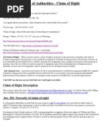 Download Claim of Right Title of Authorities by Anonymous ErVmsTQ1NH SN12805664 doc pdf