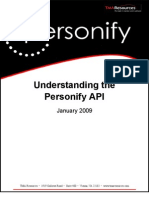 Understanding The Personify API