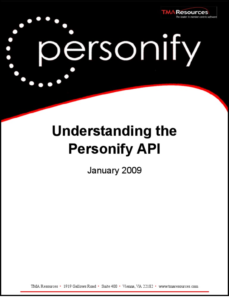 Understanding The Personify API | PDF | Method (Computer Programming ...