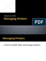 Lesson 10: Managing Printers