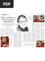 Silvia Carvalho e as lições da primeira humanidade