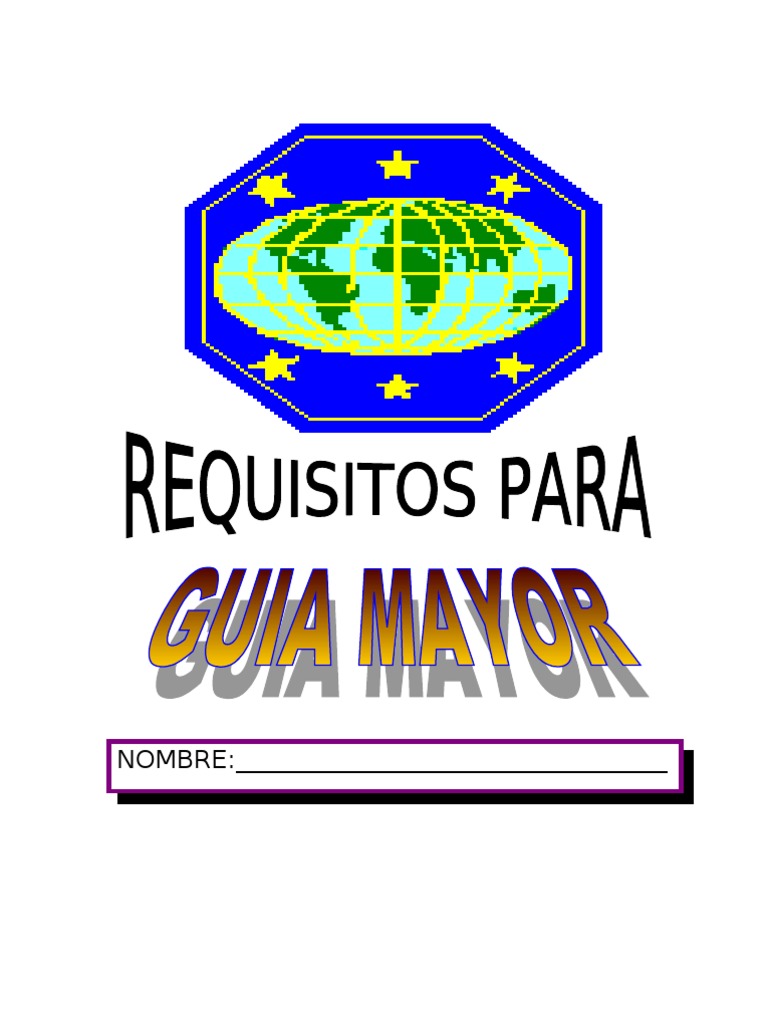 Carpeta de Investidura Gua Mayor | PDF