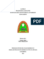 Laporan Resmi Praktek Belajar Klinik II Di RSUD A.M Parikesit Tenggarong