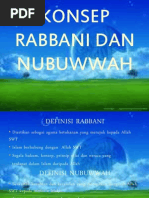 Konsep Rabbani Dan Nubuwwah