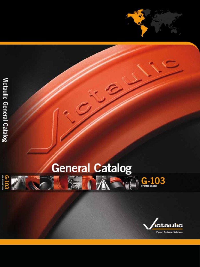 Victaulic General Catalog G103 Pipe (Fluid Conveyance) Mechanical