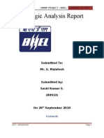 Strategic Analysis Report: Submitted To: Mr. S. Malatesh