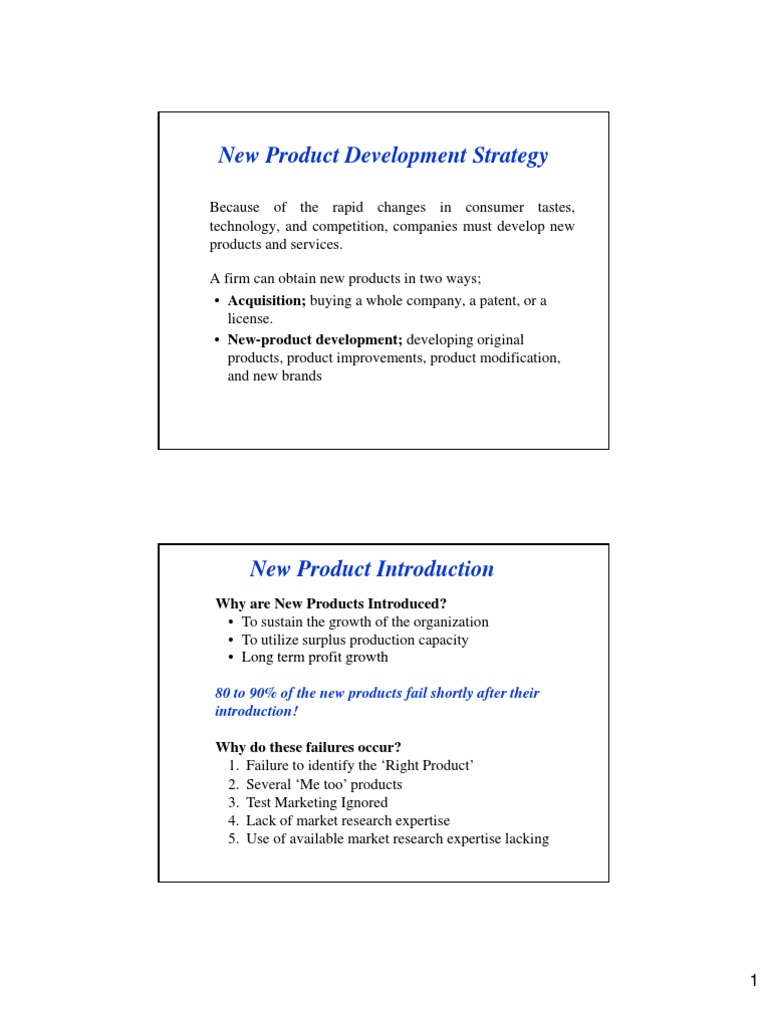 New Product Development Strategies | PDF | New Product Development ...