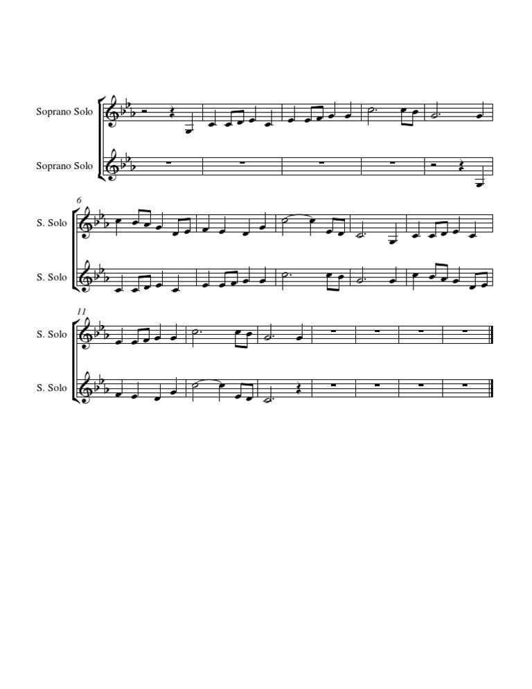 Soprano Solo Performance Guide | PDF