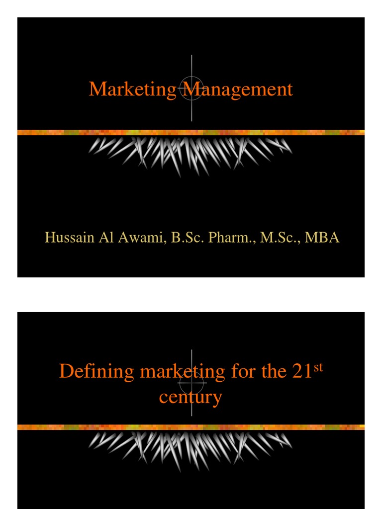 Introduction To Marketing Pdf Pdf Sales Marketing