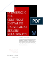 Introduccio  al Certificat Digital Advocacia