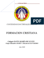 Contenidos Doctrinales Básicos de Formación Cristiana