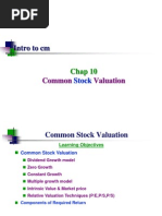 Chap 10 CS Valuation