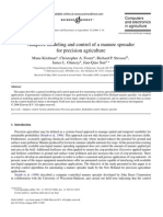 Adaptive Modeling and Control of A Manure Spreader