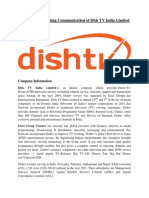 Integrated Marketing Communication of DishTv