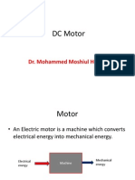 DC Motor: Dr. Mohammed Moshiul Hoque