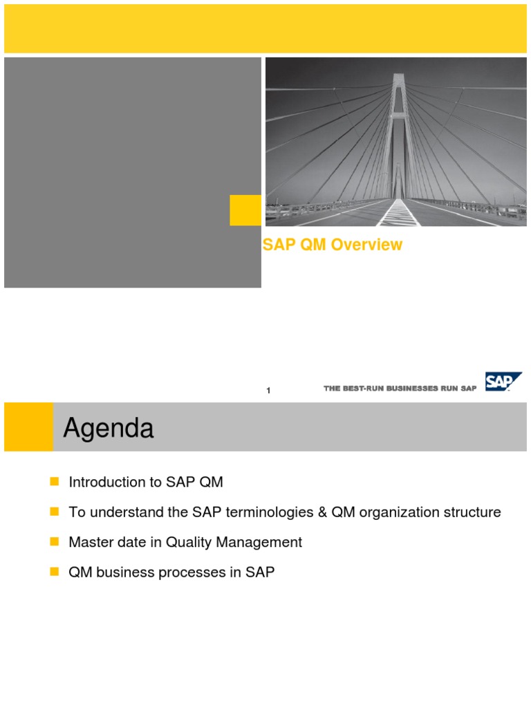 SAP QM Overview | PDF | Scheme (Programming Language) | Sampling ...