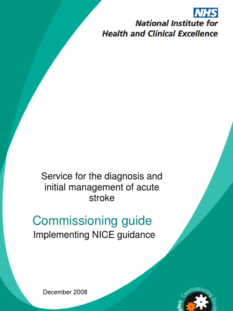 NICE Guidelines for Acute Stroke Management | PDF | Stroke | National ...