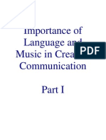 Microsoft Word - Importance of Language and Music in Creative Communication