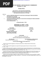 Download HERBALIFE LTD 10-K Annual Reports 2009-02-24 by httpsecwatchcom SN12811077 doc pdf