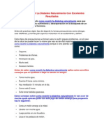 Como Revertir La Diabetes Naturalmente Con Excelentes Resultados