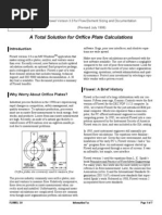 Download Flowel Orifice Plate Calculation by happale2002 SN128112410 doc pdf