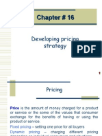 MKT MGT # Chap16 Pricing