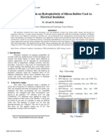 Effect of Acidic Rain On Hydrophobicity of Silicon Rubber