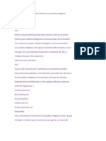 Marco Jurídico Internacional Relativo A Los Pueblos Indígenas