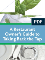 Download A Restaurant Owners Guide to Taking Back the Tap by Food and Water Watch SN12812626 doc pdf