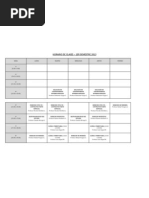 Horario de Clases 2013