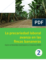La Precariedad Laboral Avanza en Las Fincas Bananeras
