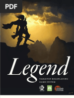 Legend Tabletop Roleplaying Game System