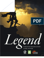 Legend Tabletop Roleplaying Game System