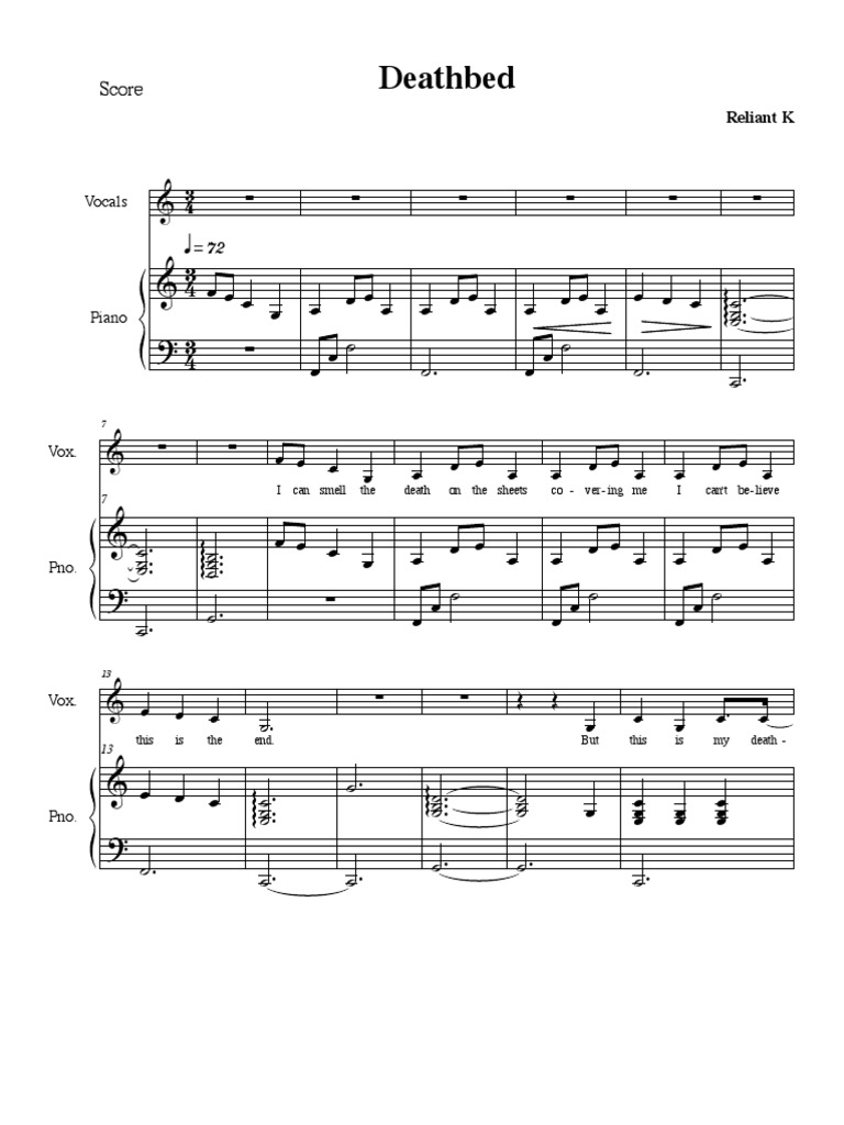Relient K Deathbed Poesie Musique Typical of early relient k albums, the lyrics use pop culture references for teaching and to illustrate biblical principles. relient k deathbed poesie musique